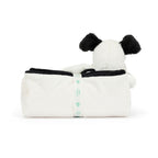 Bashful Rufferty Black & Cream Puppy Blankie