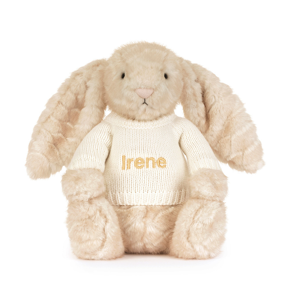 Franilla Luxe Bunny with Personalized Cream Jumper