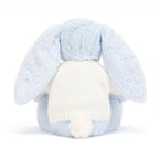 Bashful Blue Bunny with Personalized Cream Jumper