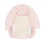 Bashful Pink Bunny with Personalized Cream Jumper