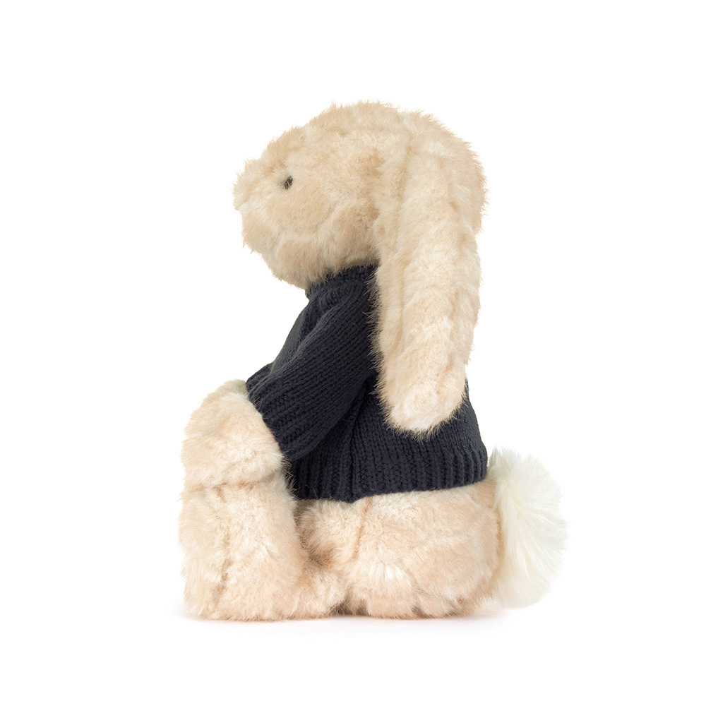 Franilla Luxe Bunny with Personalized Navy Jumper