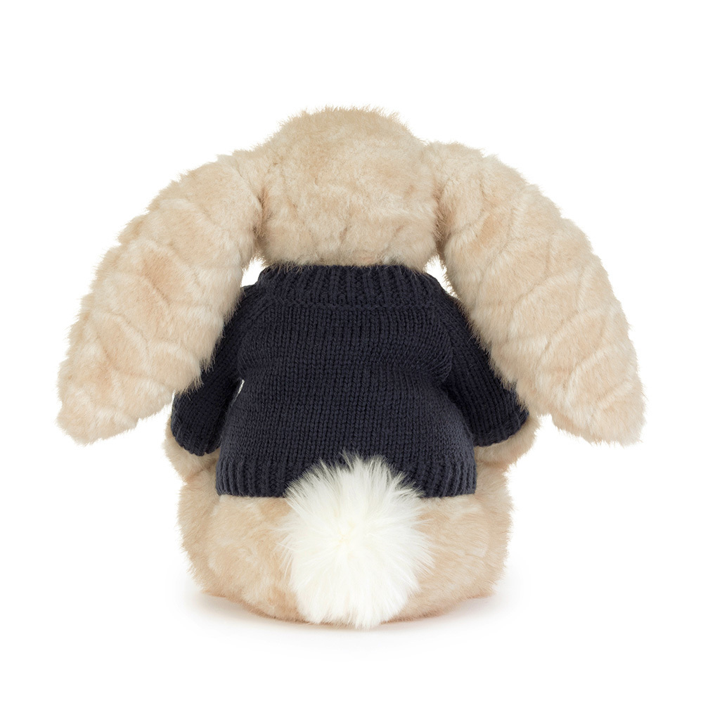 Franilla Luxe Bunny with Personalized Navy Jumper