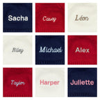 Bashful Silver Bunny with Personalized Red Jumper