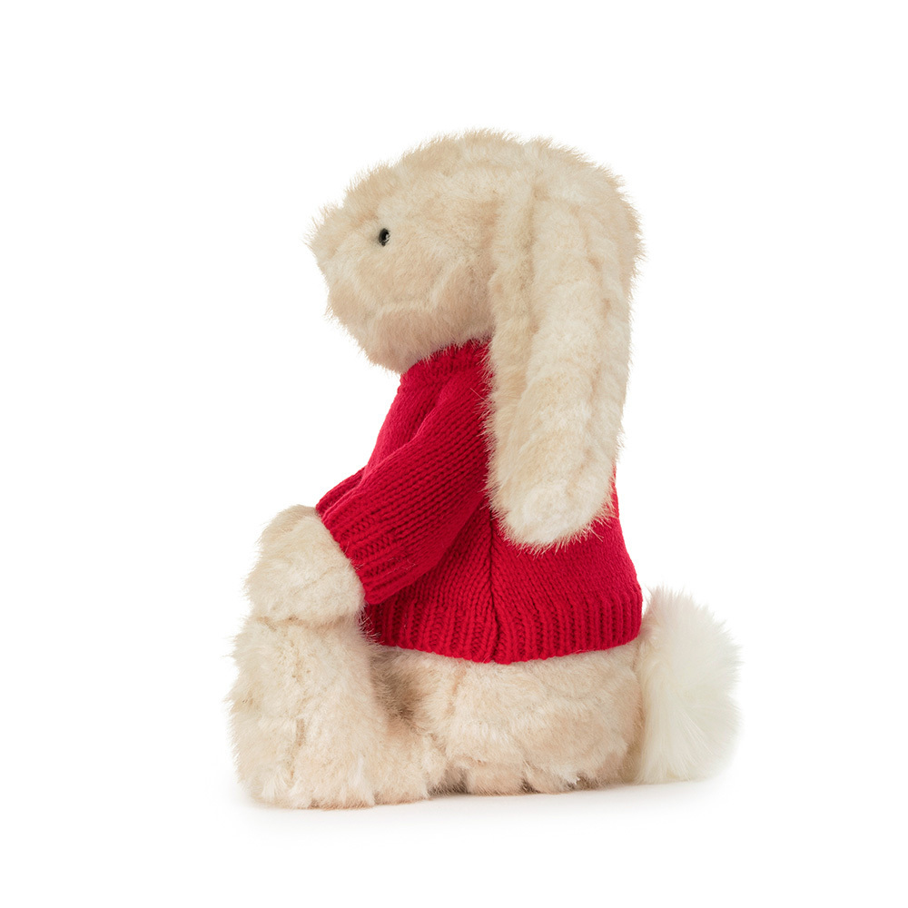 Franilla Luxe Bunny with Personalized Red Jumper