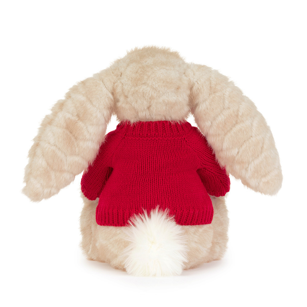 Franilla Luxe Bunny with Personalized Red Jumper