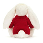 Bashful Twinkle Bunny with Personalized Red Jumper