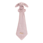 Personalized Bashful Luxe Bunny Rosa Soother
