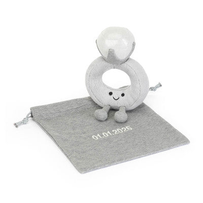 Amuseables Diamond Ring with Personalised Bag