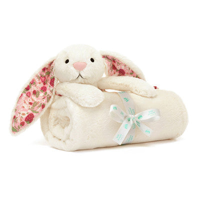 Blossom Cream Bunny ‘Berry’ Blankie