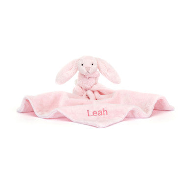Personalised Bashful Bunny Pink Soother