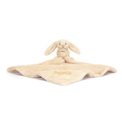 Personalised Bashful Luxe Bunny Willow Soother