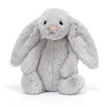 Personalised Bashful Silver Bunny Medium