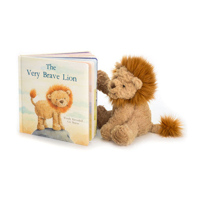 The Very Brave Lion Book and Fuddlewuddle Lion Medium